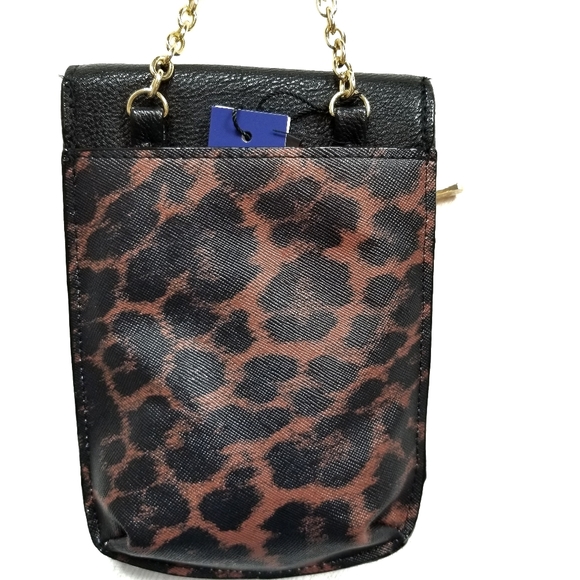 APT 9 Leopard Crossbody Wallet/Cell Bag BNWT - Picture 6 of 8